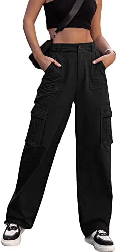 Stylish and Versatile: Rock the Trend with High Waisted Cargo Pants!
