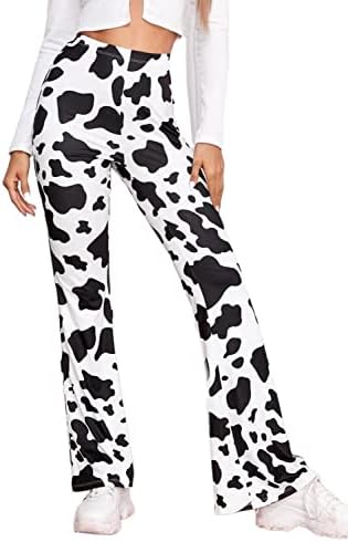 Cow Print Pants