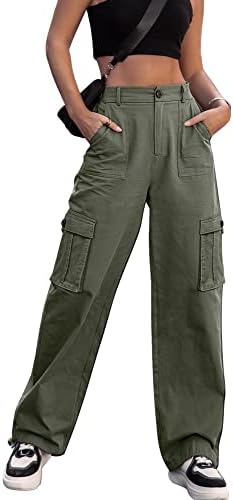 Green Cargo Pants Womens