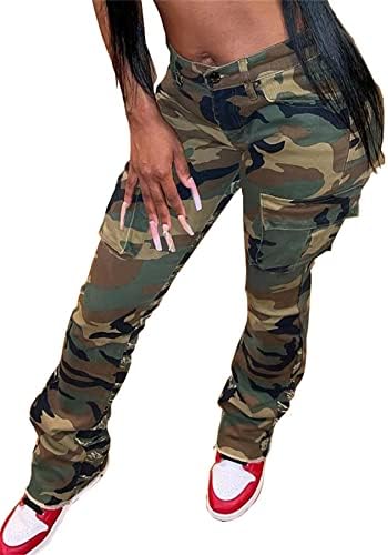 Stylish Camo Cargo Pants for Women – Channel Your Inner Adventurer!