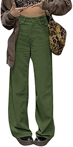 Get Noticed with Stylish Green Corduroy Pants