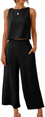 Wide Leg Cropped Pants