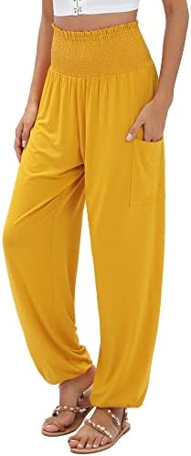 Rock your style with eye-catching yellow pants!
