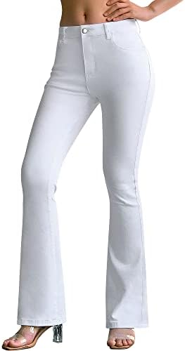 White Flare Pants