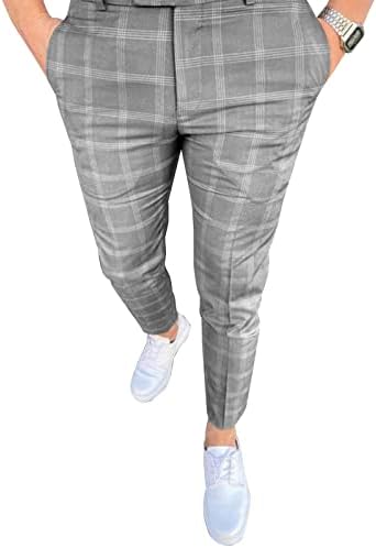 Men Plaid Pants