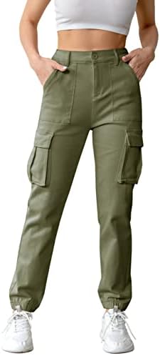 High Waisted Cargo Pants