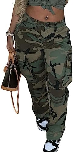 Camo Cargo Pants Womenʼs