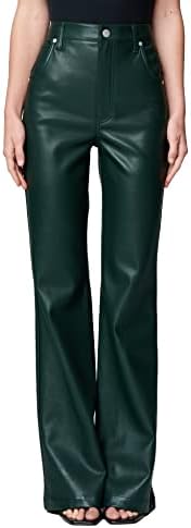 Green Leather Pants