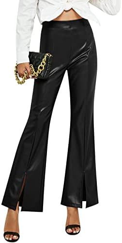 Leather Flare Pants