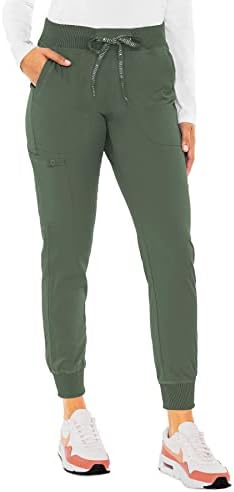 Get noticed with stylish olive green pants!