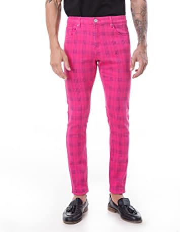 Men Plaid Pants