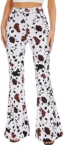 Moo-ve Over: Stylish Cow Print Pants Making a Statement!