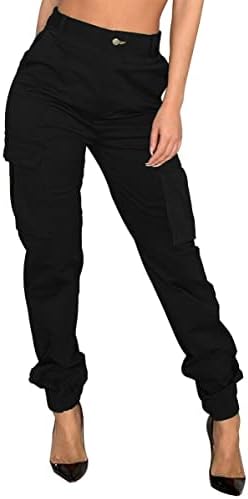 High Waisted Cargo Pants