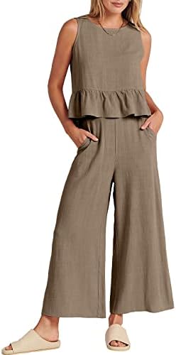 Wide Leg Cropped Pants