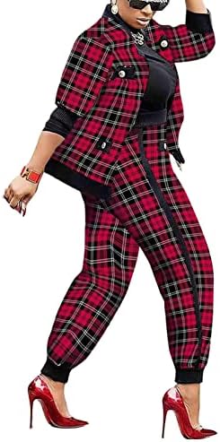 Red Plaid Pants