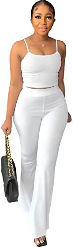 White Flare Pants