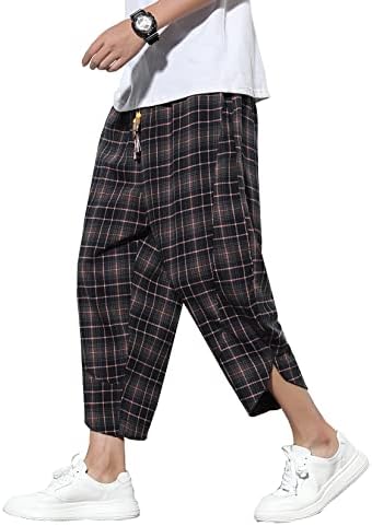 Men Plaid Pants