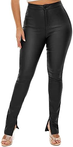 Leather Flare Pants