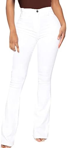 White Flare Pants