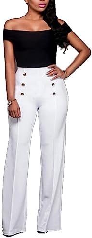 Wide Leg White Pants