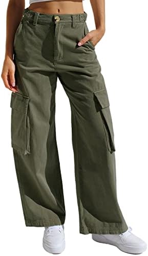 Green Cargo Pants Womenʼs