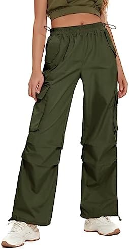 High Waisted Cargo Pants